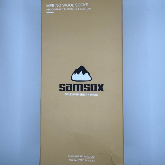 2-Pack Samsox Merino Wool Kids Ski Socks (L 3-6) - Picture 6 of 7